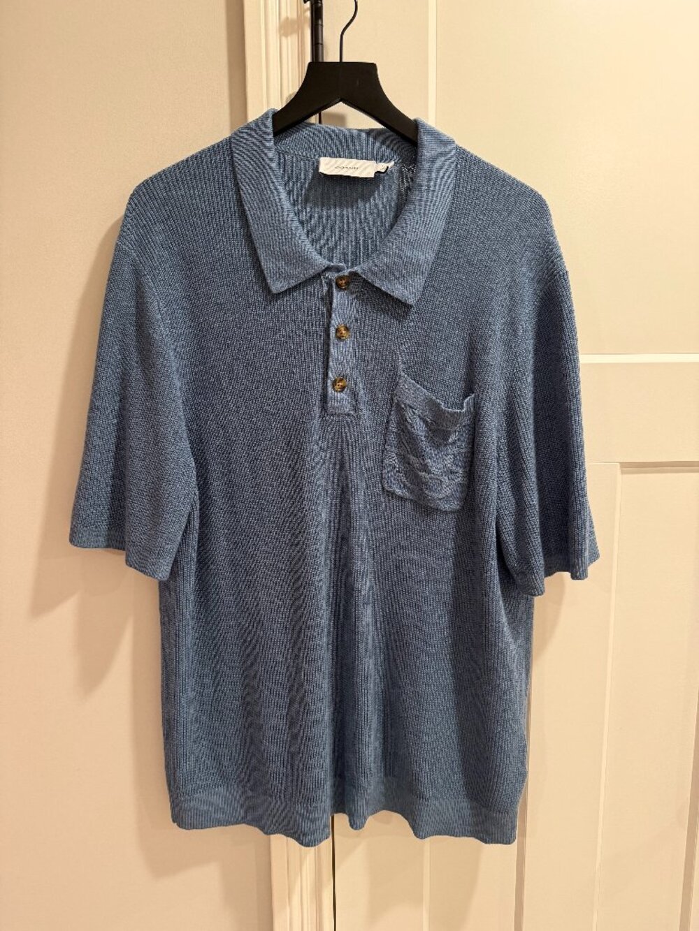 Coach Blue Knit Polo